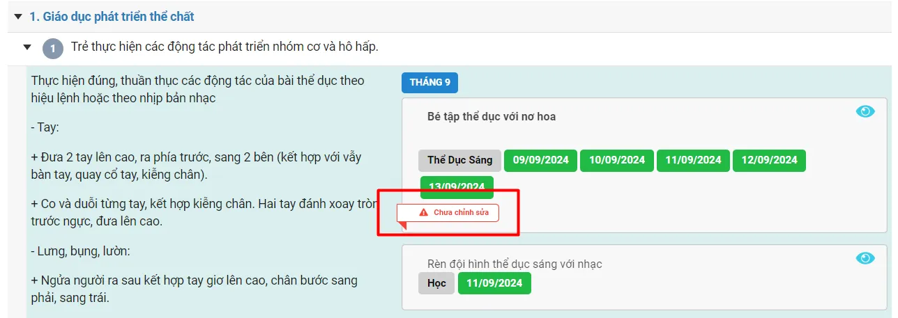 Màn hình lưu nhận xét